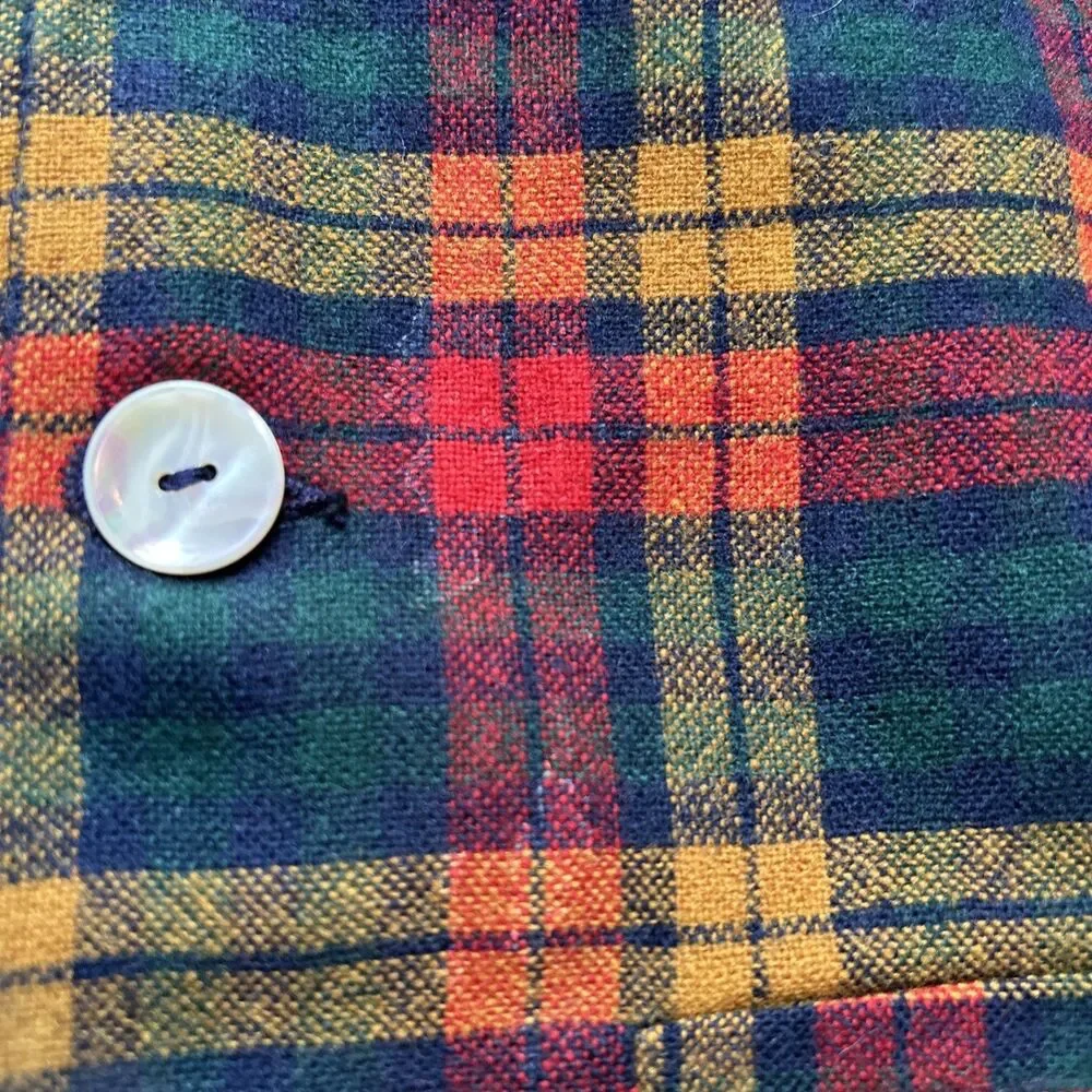 Vintage MR. MASTER Philip Schneider Wool Toddler Blazer Plaid Jacket Lined 4T